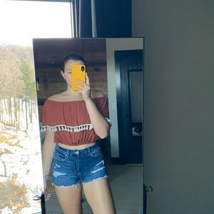 Off the shoulder top